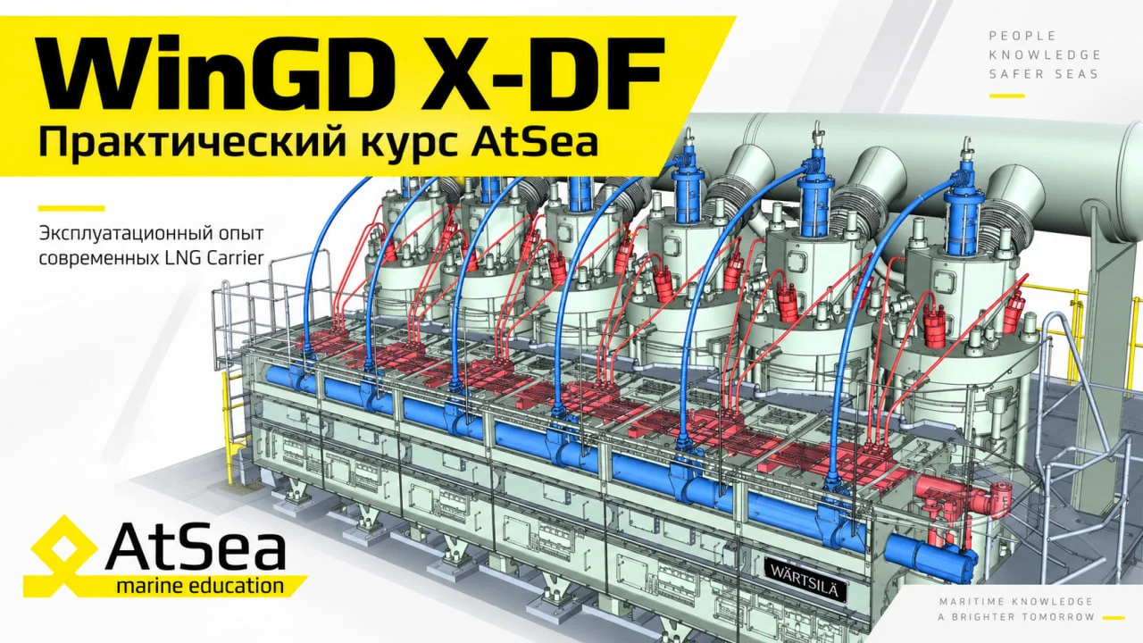 Wärtsilä / WinGD X-DF — знания, собранные не только из учебников